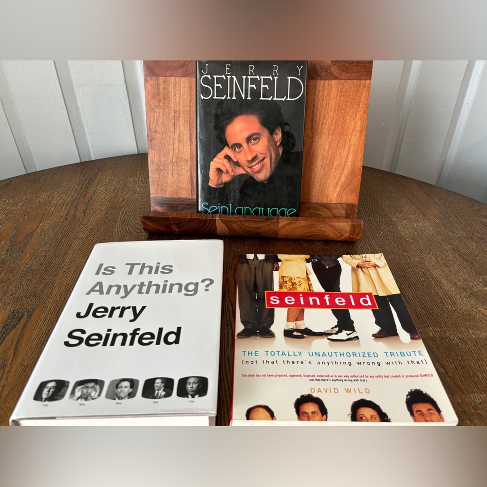 Jerry Seinfeld 3-Book Collection Is This Anything SeinLanguage Seinfeld Tribute